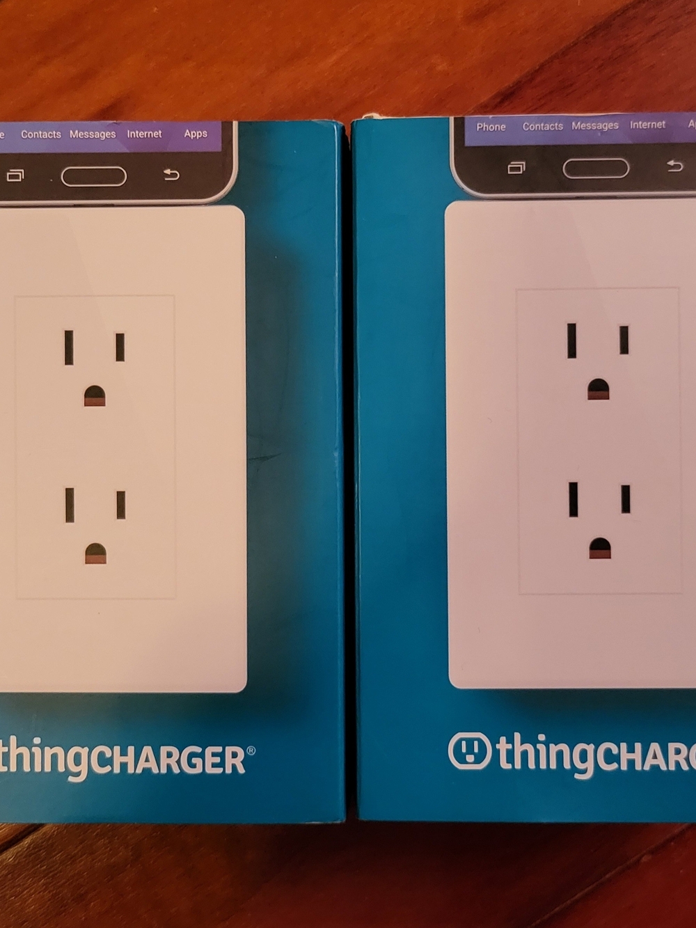 Dual In-Wall Outlet Charger W/3 Ports